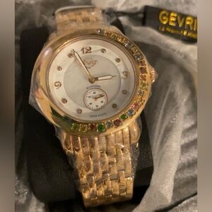 Gold Jeweled Watch